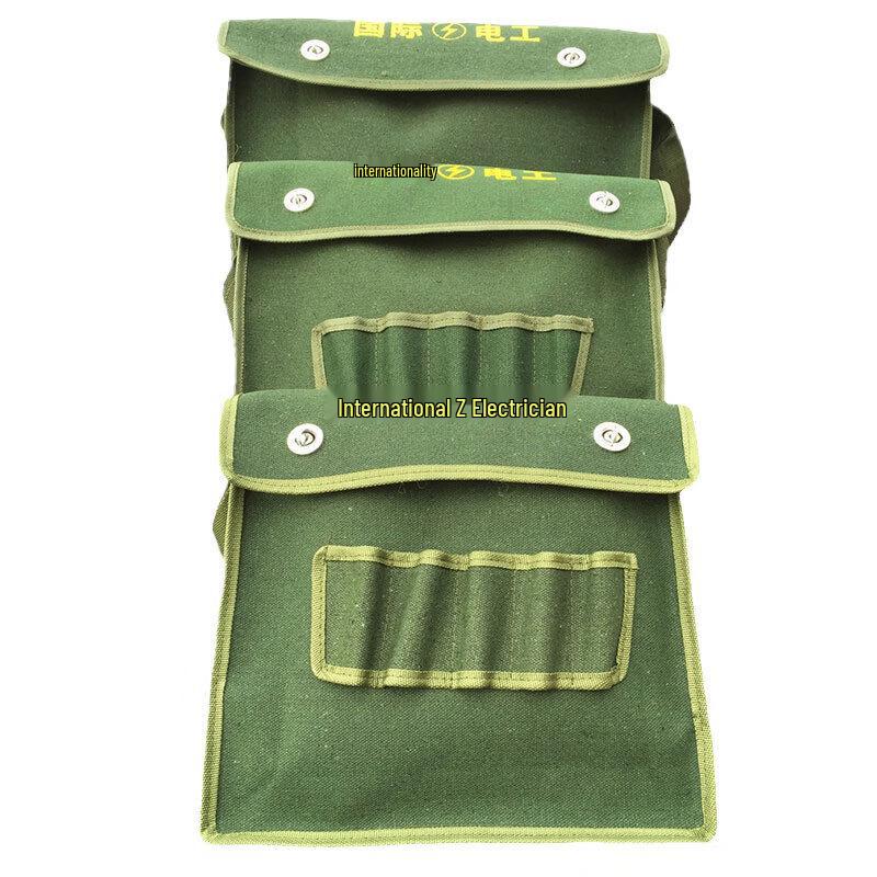 Heavy-Duty Canvas Multi-purpose Tool Shoulder Bag
