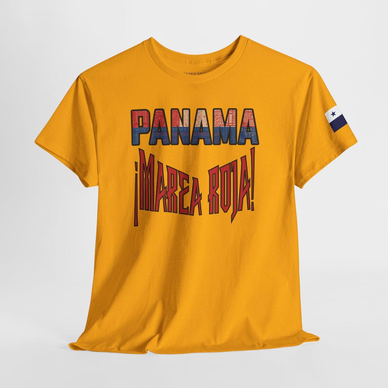 Panama Football Fan Tee | Marea Roja Graphic Soccer Shirt S