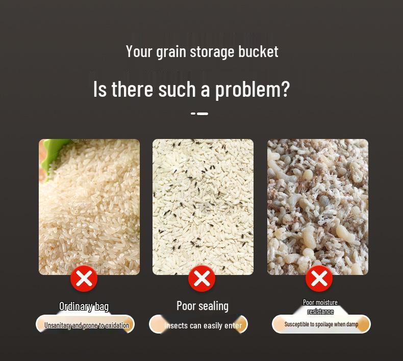 Moon Protection Airtight Rice and Flour Storage Bin