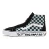 SE Bikes x Vans Sk8-Hi Reissue Big Ripper - Schwarz Reflektierendes Schachbrettmuster Unisex Sneaker Plume VN0A4BV8A0E