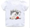 Children's Gymnastics Dancer Printed Summer Fashion Cute Casual Short Sleeve Children's Top