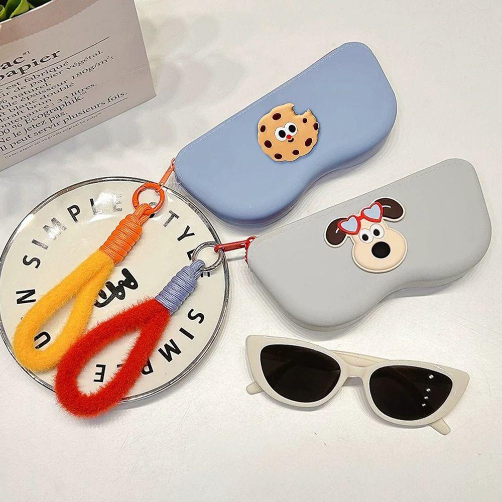 Portable Multifunctional Glasses Bag Dustproof Silicone Small Items Bags Waterproof Eyeglasses Box