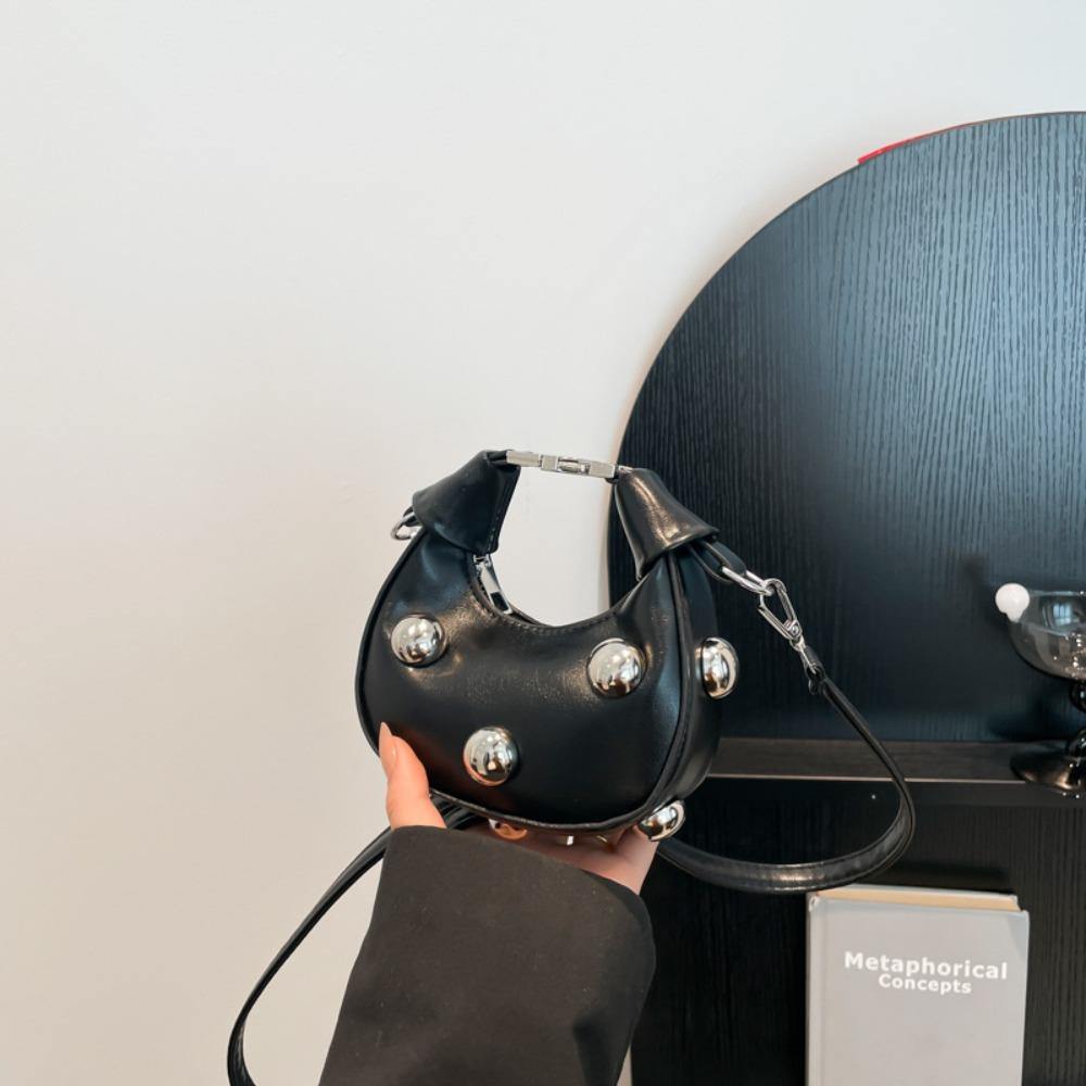 PU Mini Niet-Handtasche Retro Lippenstift-Aufbewahrungstasche Kreative Kleine Umhängetasche Outdoor