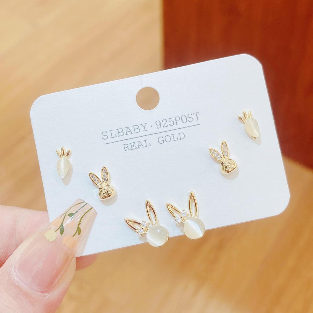 2025 S925 Sterling Silver Stud Earrings: Women's Light Luxury Cold Style Niche Metal Design