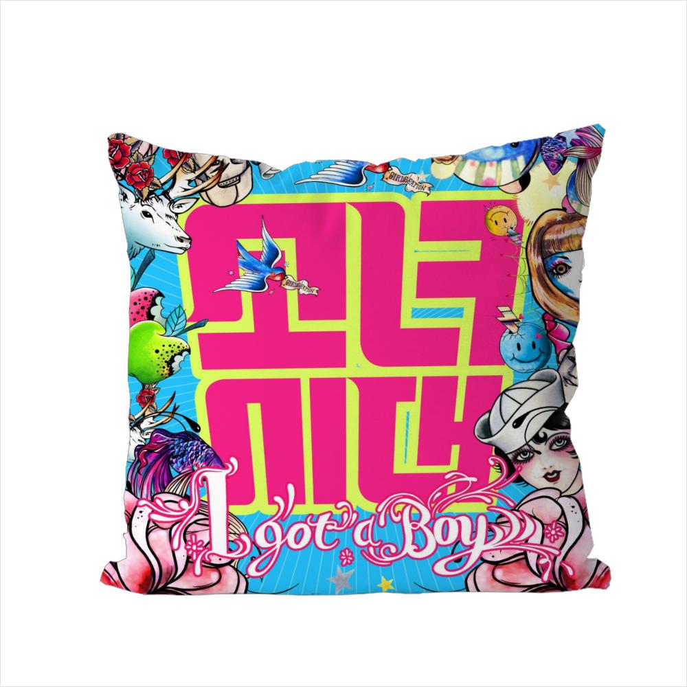 Girls Generation Pillow Case For Car Sofa Decorative Home Doublesided Print Plush Square Throw Pillow Cushion Cover