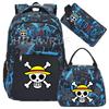 One Piece Backpack Monkey D Luffy Travel Nylon Mochila Feminina Bagpack Bolsas School Bags for teenager Laptop School Bags 3pcs