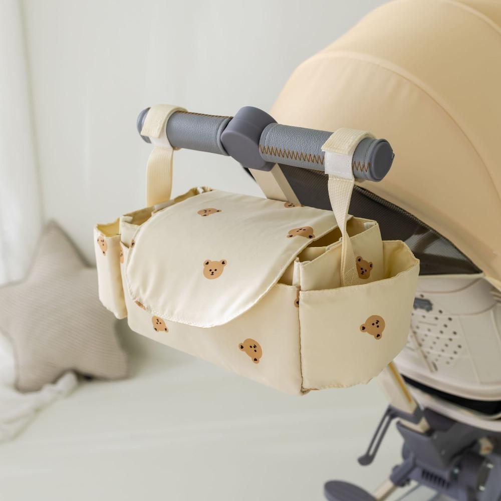 Cloth Stroller Hanging Bag Cartoon Baby Stroller Bag Cute Pram Storage Bag  Outdoor