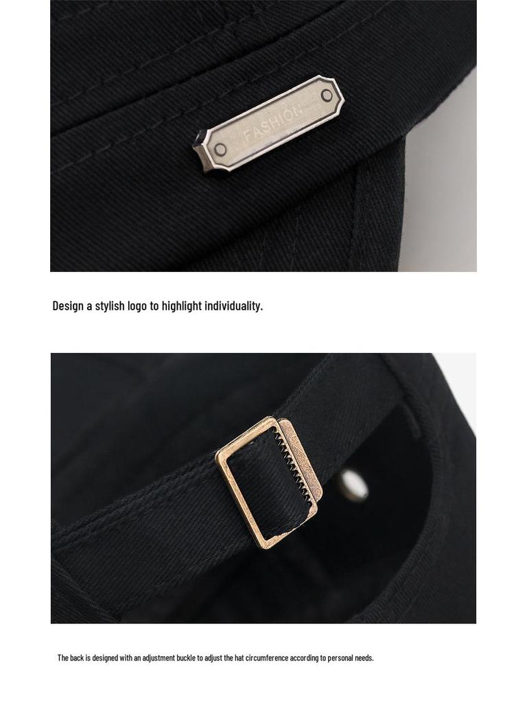 Zhen Yueqi Men's Korean Style Casual Sunshade Flat Top Cotton Hat