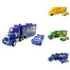 Pixar Cars Hexagon Castle Tent Kids Toy Set With Mack Lightning Mcqueen King Jackson Storm Racers
