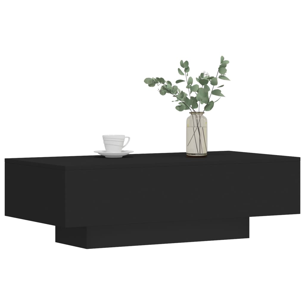 Coffee Table, Black, 100x49.5x31 Cm, Wood-based Material