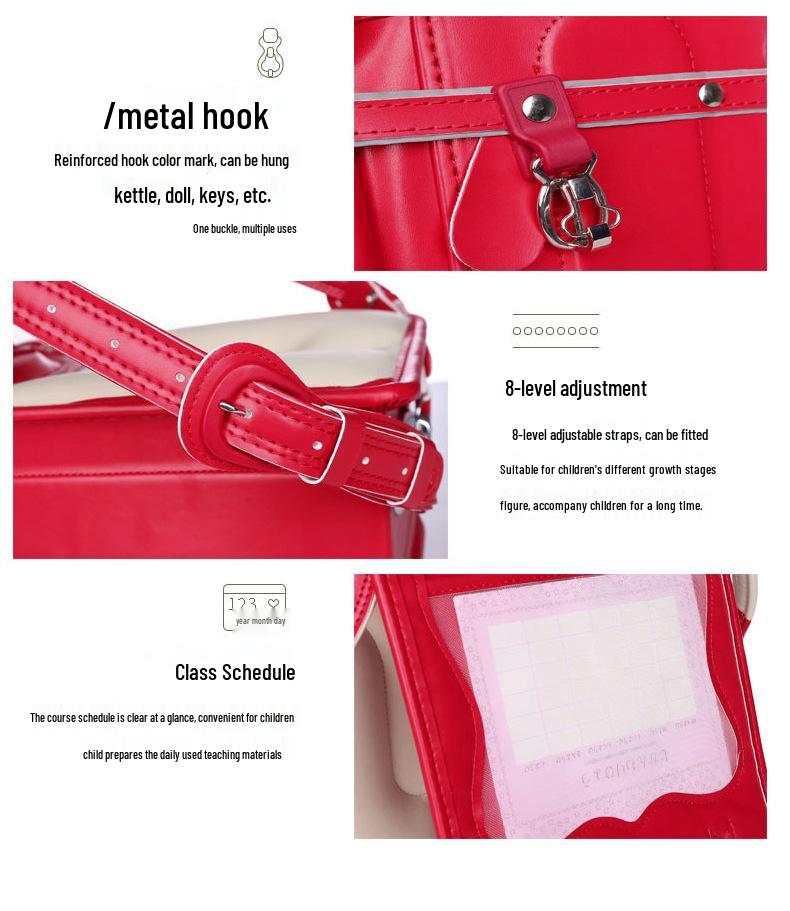 Rucsac de școală japoneză: Ușor, Protejează Spatele pentru Băieți și Fete din Clasele 1-6