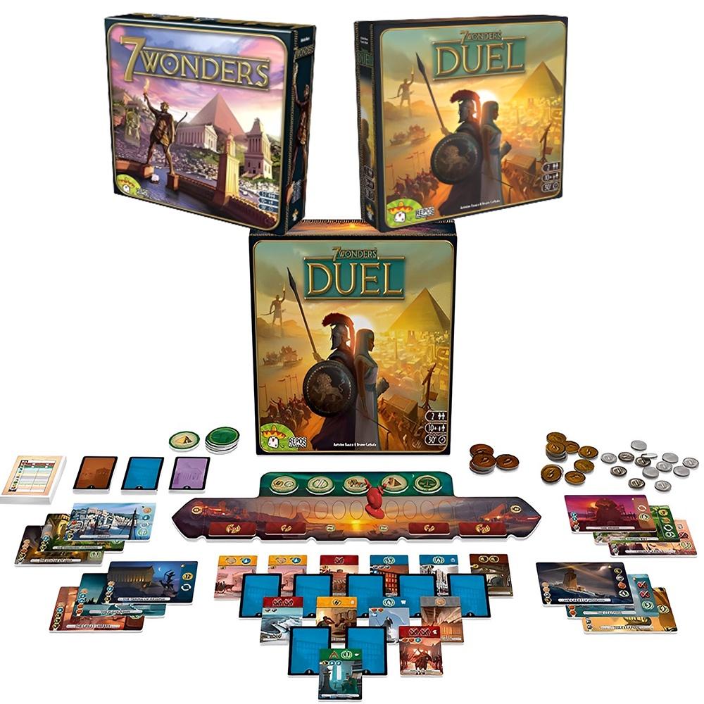 7 Чудес: Дуель Стратегічна Настільна Гра Для Дорослих Дітей