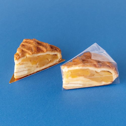 HEADS OPP Bags, Food-Safe, Made in Japan, 17 x 20.5 cm, Clear, No Gusset, Cut Cake, 100 Bags, HEADS Triangular OPP Bags - 1/Plain, SNK-OPB1