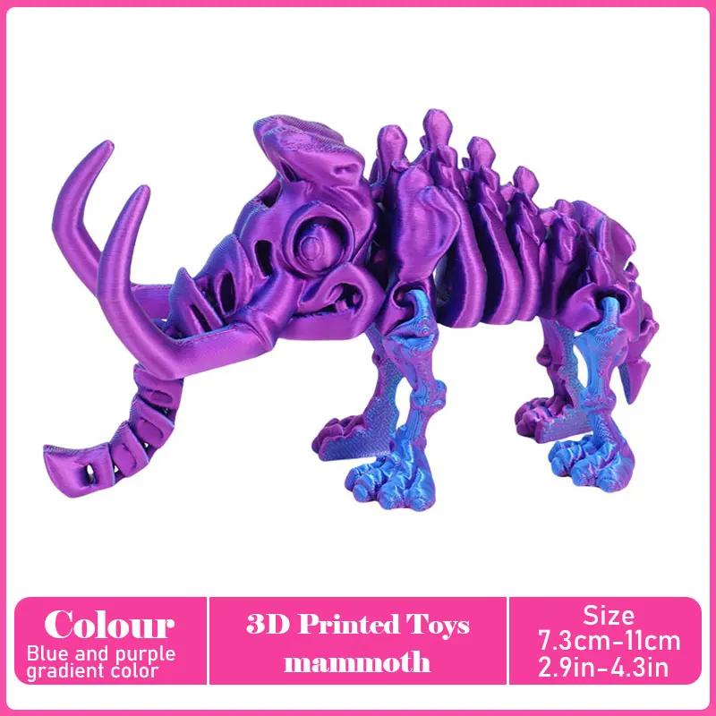 Tirannosauro Rex Stampato 3D Modello di Dinosauro Realistico Articolato Completamente Mobile Regalo di Compleanno Animali Realistici Decorazione da Scrivania