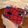 Marvel Spiderman Transparent Phone Case For iPhone 17 Pro Max 17E 11 12 13 14 15 16 Pro Max 15 Plus 17 Air 16E 7 XS Soft Cover