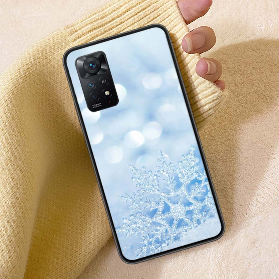 New Landscape Winter Light Snow Luxury Phone Case For Redmi 13C 14C Note 14 13 Pro Plus 5G Clear Capa 12 12C 10A 10C 10 9A 9C 9T