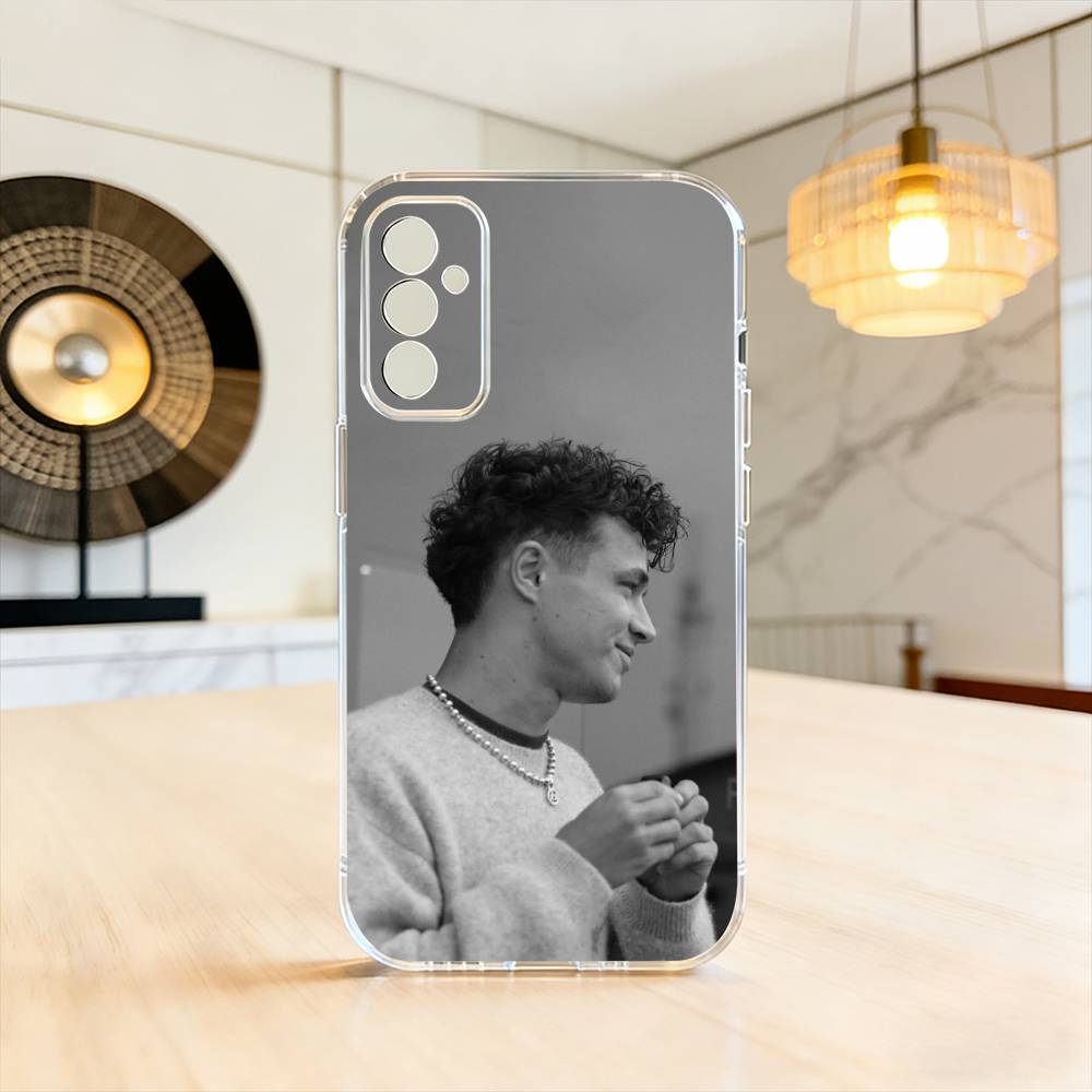 

Landos N-Norris 04 Phone Case For SamsungA10,12,20,21S,30,31,40,50,51,52,70,71 Transparent Cover Samsung a30 a20