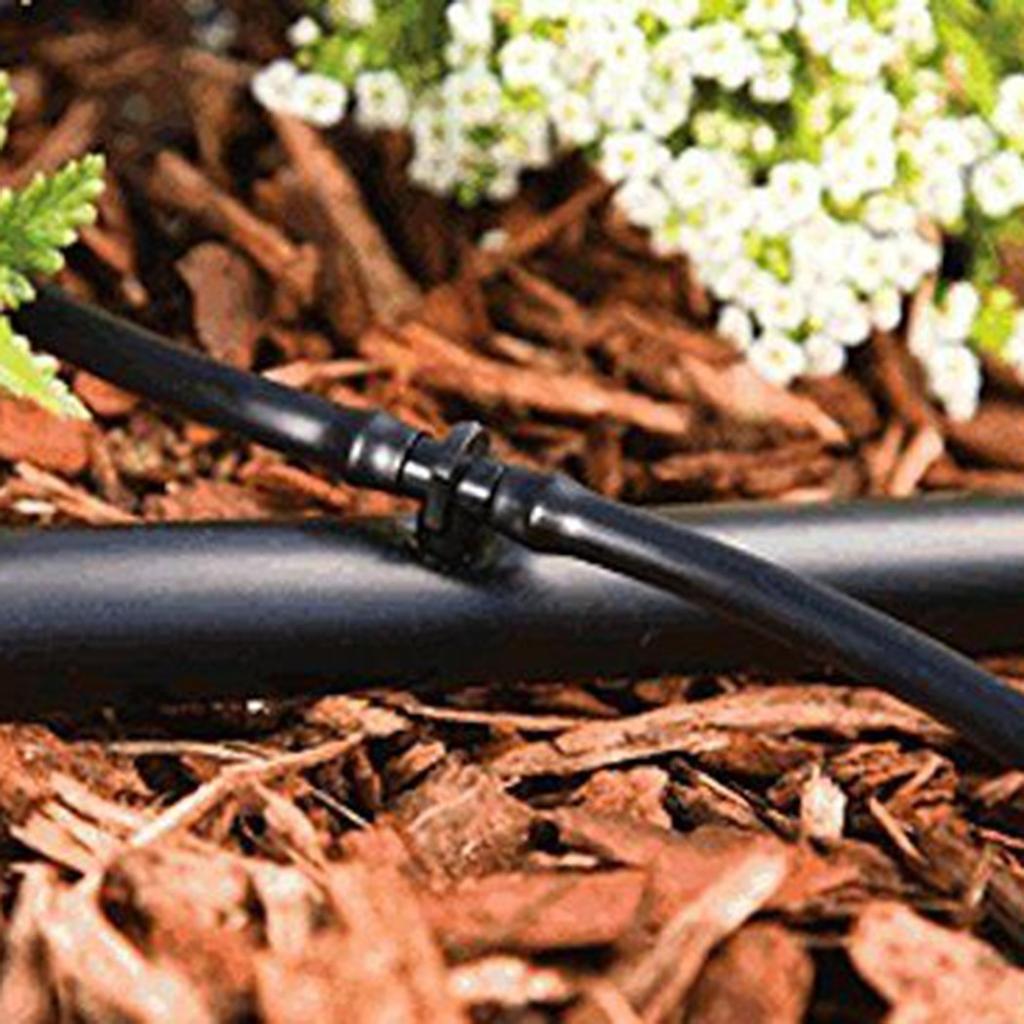 100 Pack Garden Barb Quality Drip Irrigation Tubing Dripline Coupling-Connector