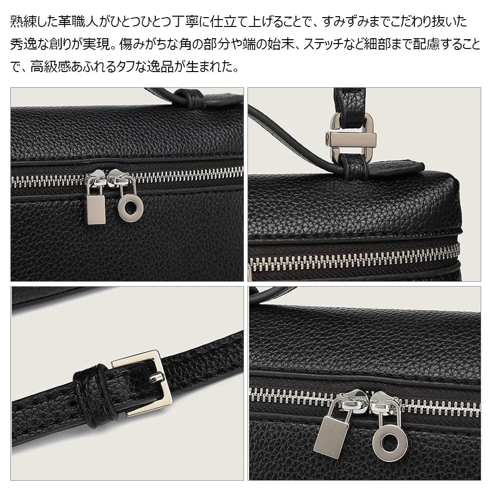 Whatna Mini Shoulder Bag, Women's ClutchToteMother's Bag, Small Thick Leather, Perfect for Commuting, Travel, Weddings, and Special Occasions, 9207
