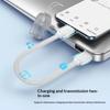 Multifunctional PD 60W Type C Fast Charging Short Cable Portable TPE Material Cord for Home Travel Student Use