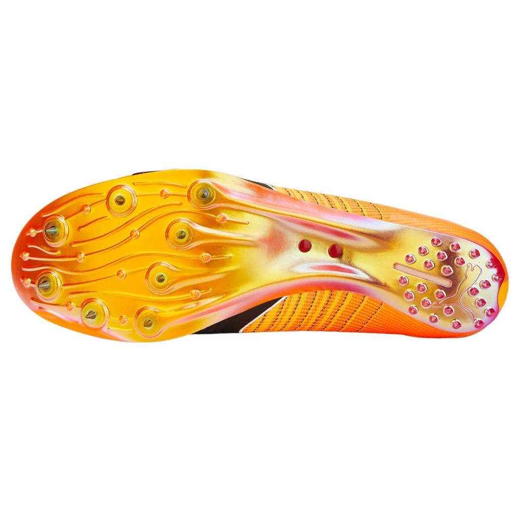 Puma Evospeed Tokyo Nitro 400 Professional Comfortable Slip Resistant Durable Low Top Sprinting Running Shoes Men Sneaker Orange Black 378949-01