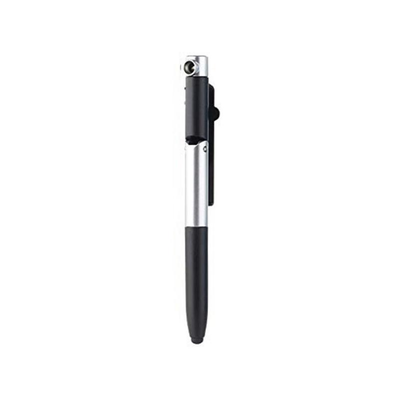 1Pc 4-i-1 sammenleggbar kulepenn Universal Mini Capacitive Pen Screen Stylus Pen