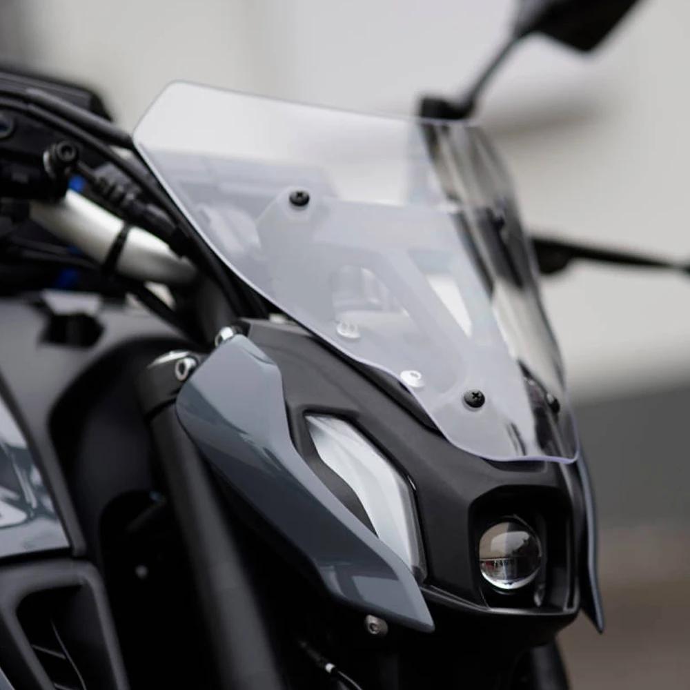 For YAMAHA MT07 FZ07 MT 07 2021 2022 2023 2024 Front Wind Deflector Windscreen Cover Guard Windshield MT-07 With Bracket