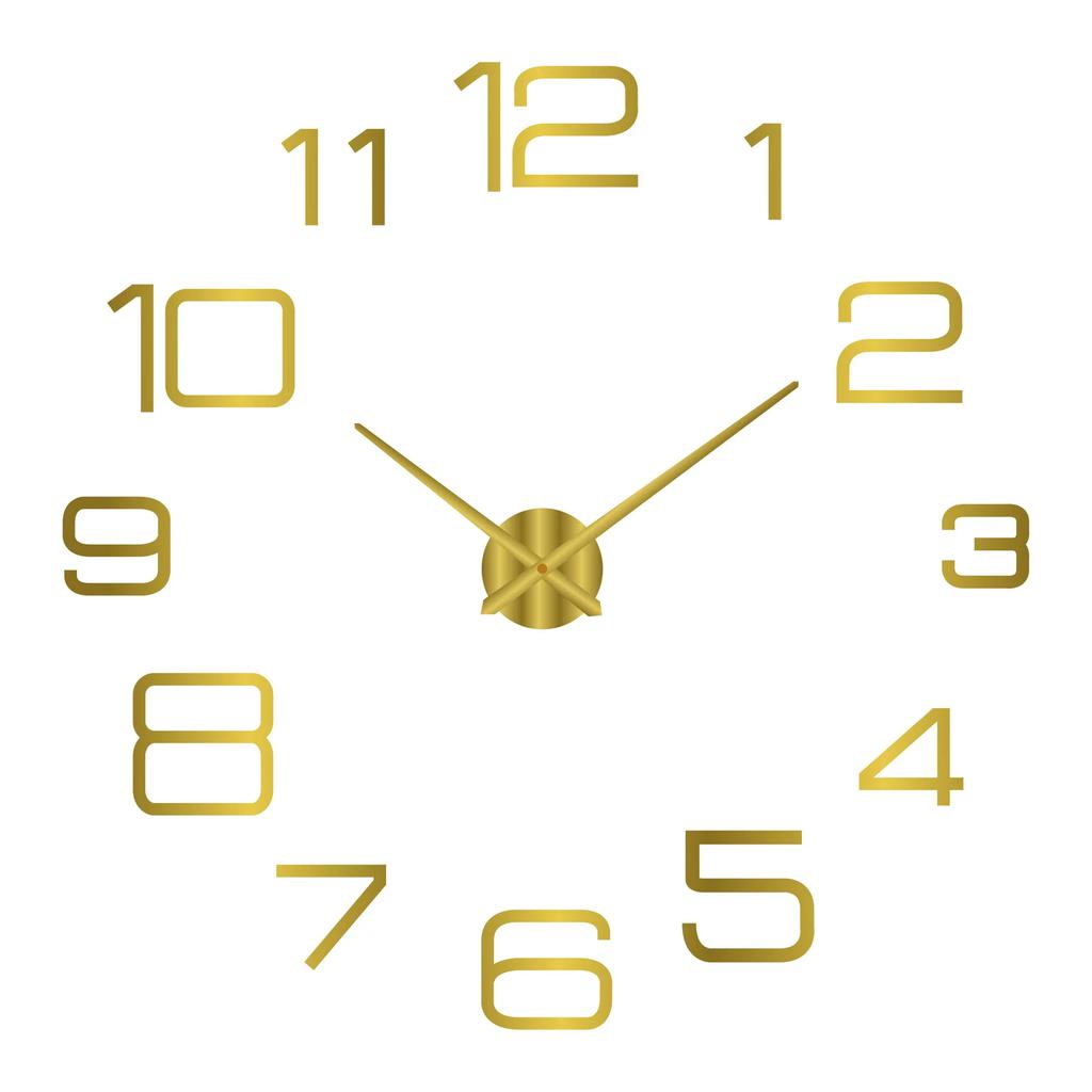 2D/3D Large Roman Numeral Acrylic Mirror Wall Clock Sticker Fashion DIY Quartz Clocks Watch Home Decoration Living Room Stickers