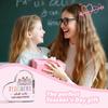 2D Flat Teacher Thank You Gifts Acrylic Desktop Decoration Plaque, Home Decor Plaque Hanging Wall Art Decorative Garden Decoration for Room Door Signs