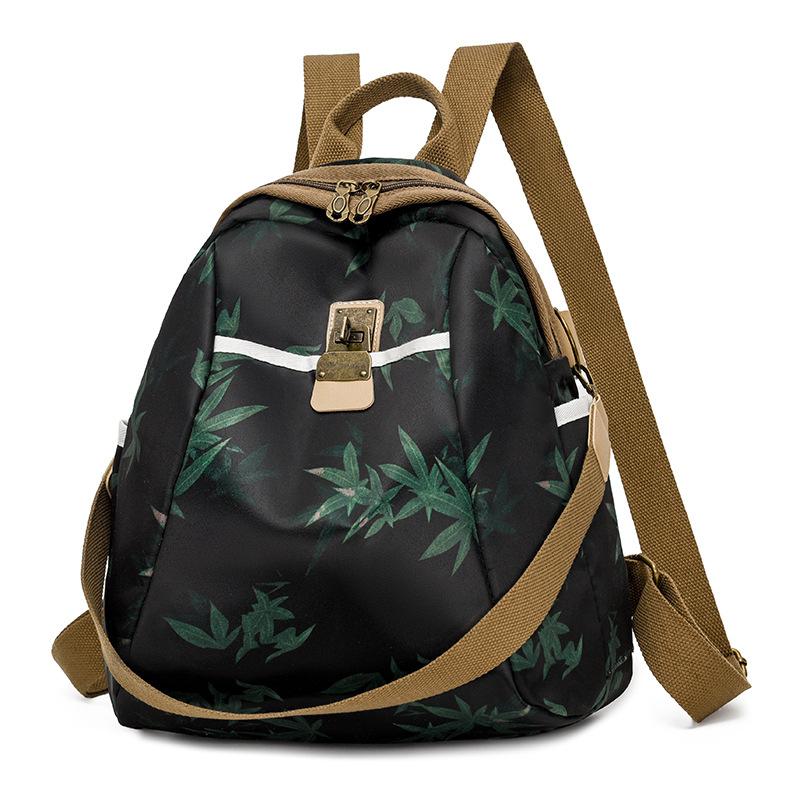 Oxford Print Rucksack Damen Wasserdicht Pendler Reisetasche Multifunktionsrucksack