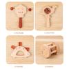 Infants Learn To Climb Toy Car Wooden Car Hand Rattle Early Childhood Education Teaching Aids Grasp Sensory Ability Development