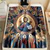 9 Styles Jesus and The Twelve Apostles Throw Blanket Camping Blanket for Children Woman Man Sofa Throw Blanket Fashion Nice Gift
