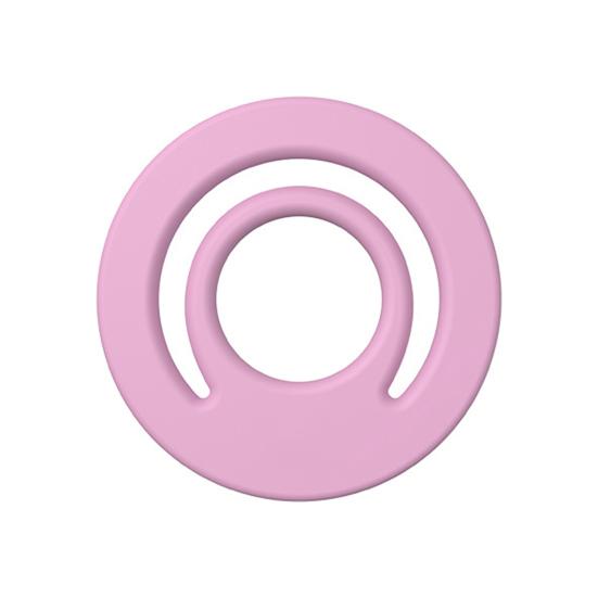 Magnetic Phone Ring Holder Silicone Phone Grip Stable Skin-friendly Selfie Ring Holder for Hands-Free Viewing