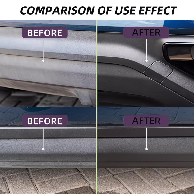 Automotive Interior Repair Kit - Gloss Enhancer and Scratch Repair for Vehicles, Household Plastics and Imitation Leather