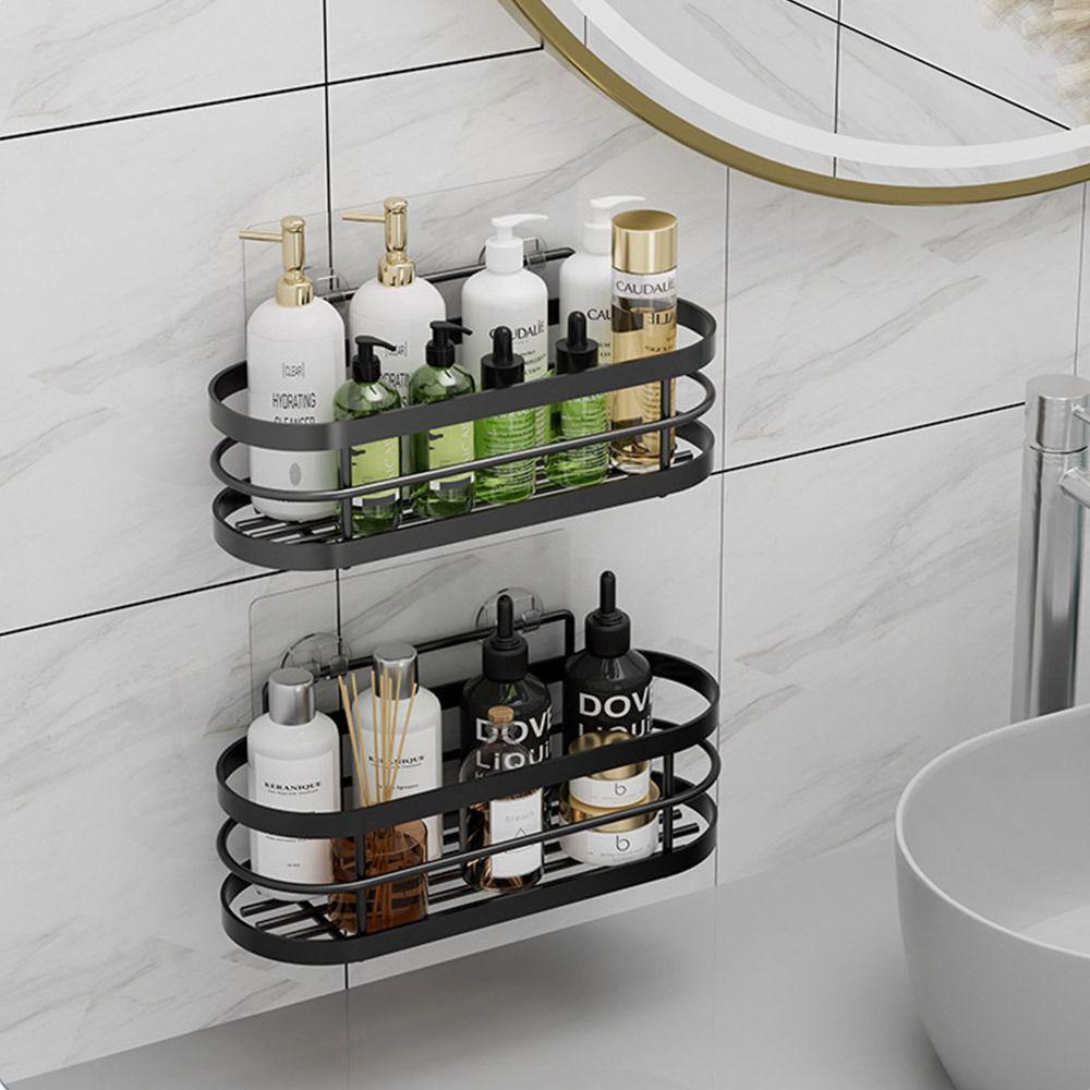 

No-Drill Bathroom Shelf No punching Shower Storage Shelf Bathroom Storage Rack Toiletries