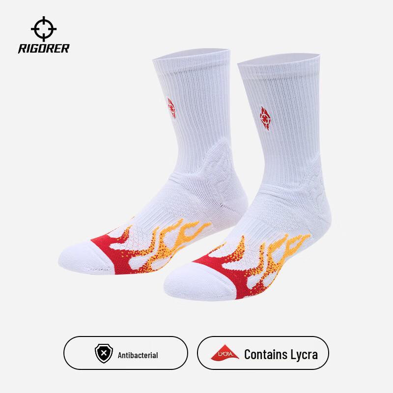 ZUNZHE Flame Pro Basketball Socks One Size (24-26cm)