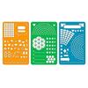 Portable Field Note Size Ruler Templates 3 Pack Ideal For Students And Designers Crafting Tool