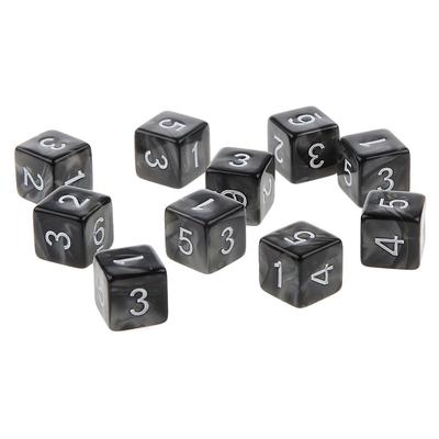 30 STÜCK D6 Würfel 6-seitige polyedrische digitale Würfel für Rollenspiele