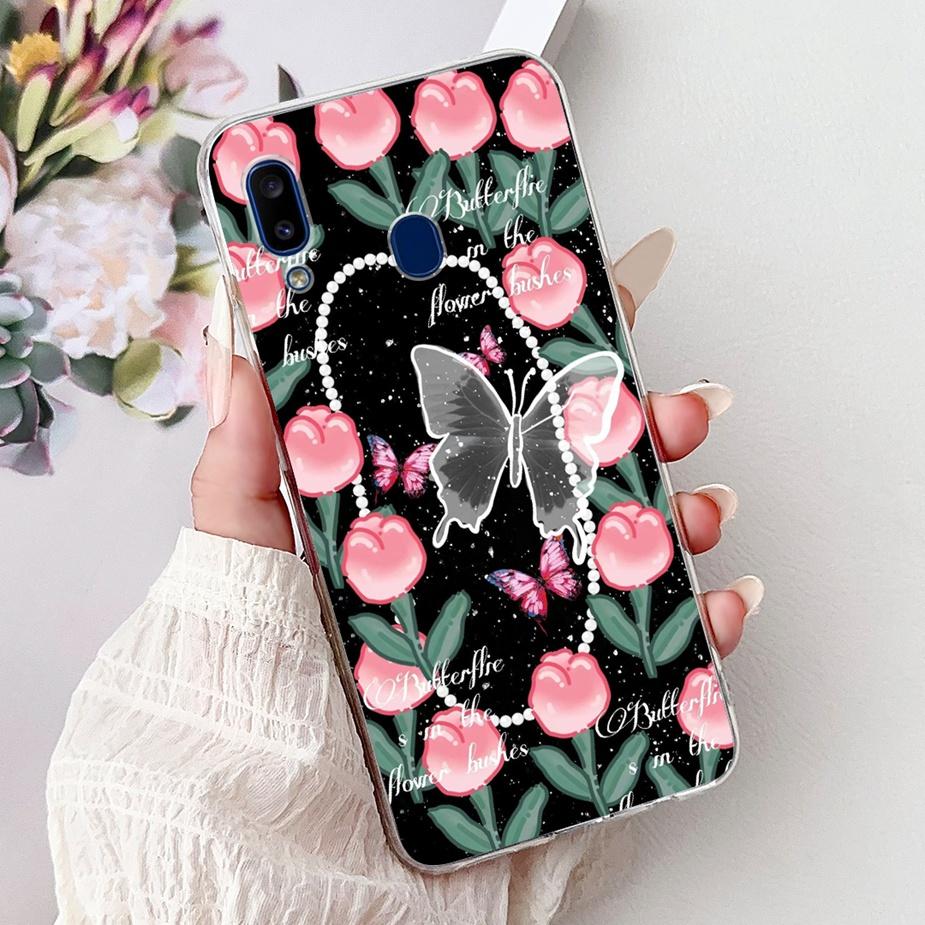 For Samsung Galaxy A10 A20 A30 Case A105F A205F A305F Cute Fashion Painted Cover Soft Silicone Case For Samsung A20 A 10 30 Bags
