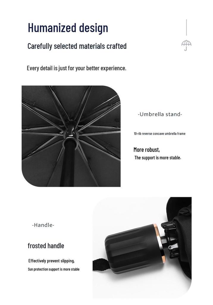 Cartoon Car Sunshade Umbrella for Front Windshield - Heat Insulation Protection