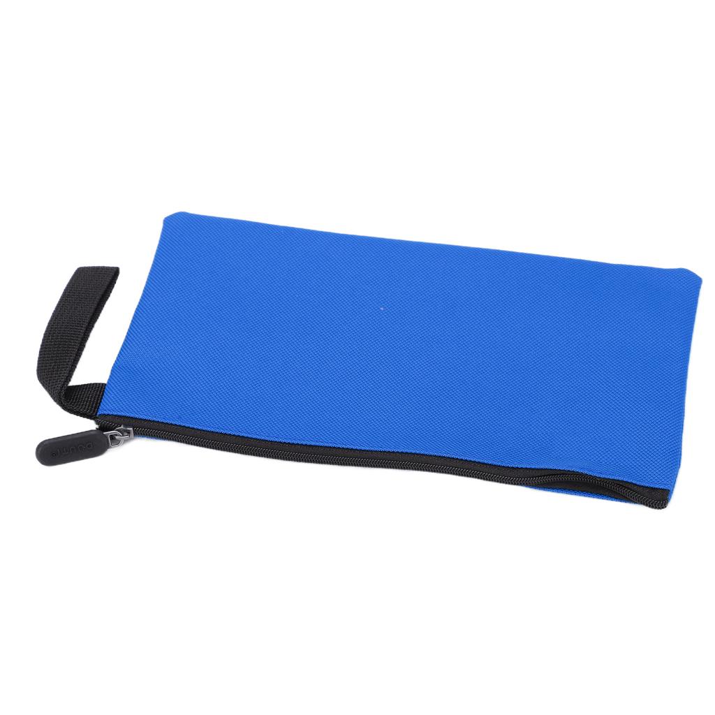 Canvas Tool Bag Durable Waterproof Portable Canvas Zipper Pouch for Items StorageBlue