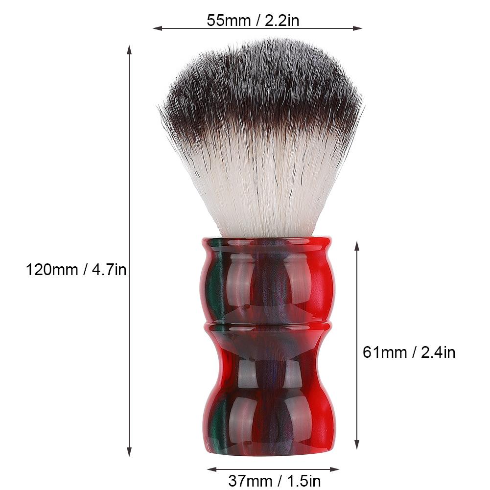 Professional Men Beard Shaving Brush Facial Hair Cleaning Brush for Barber Salon Home