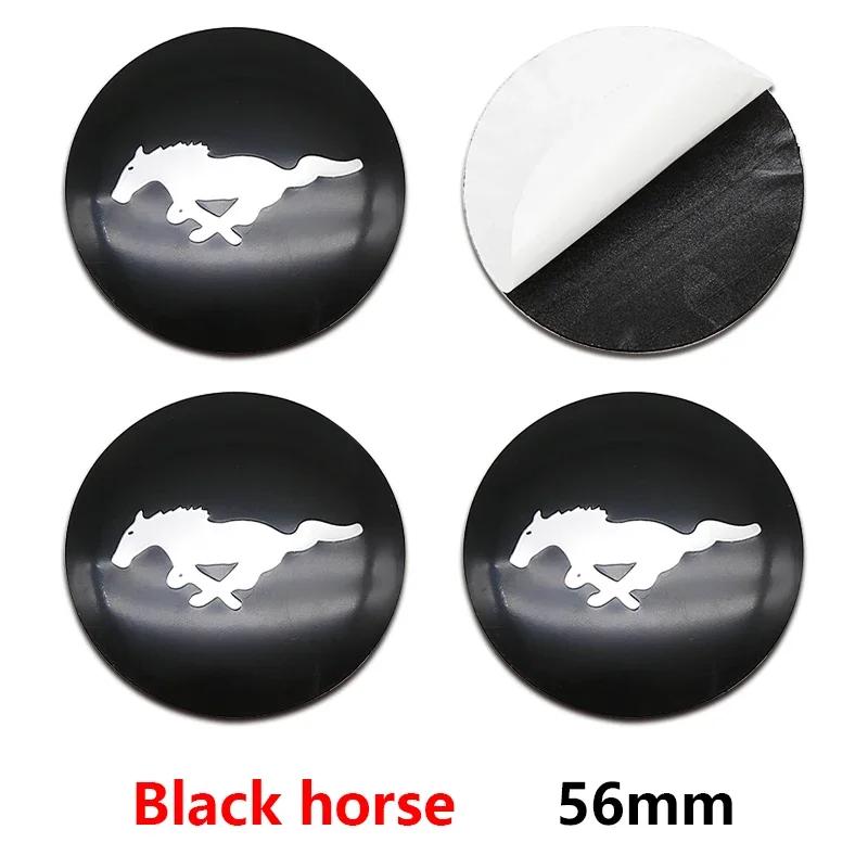Car Sticker Ford New 2025 Hot 4Pcs 56mm Car Wheel Center Hub Cap Badge Logo Sticker For Ford Mondeo Focus Fusion Escape Kuga MK2