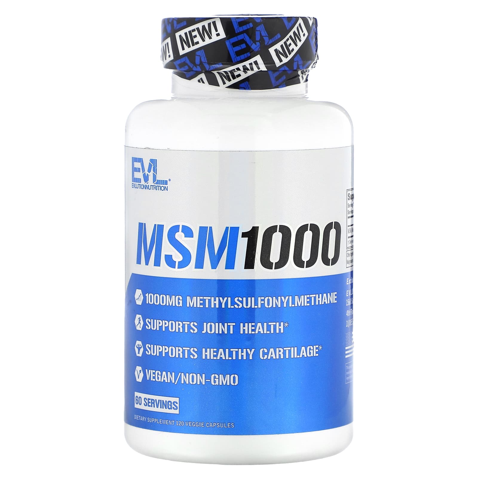 

Msm 1000, 1,000Mg, 120 Veggie Capsules (500Mg per Capsule)