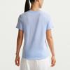 Nike T Shirts Women's Light Blue Crew Neck Moderate DX7907-407