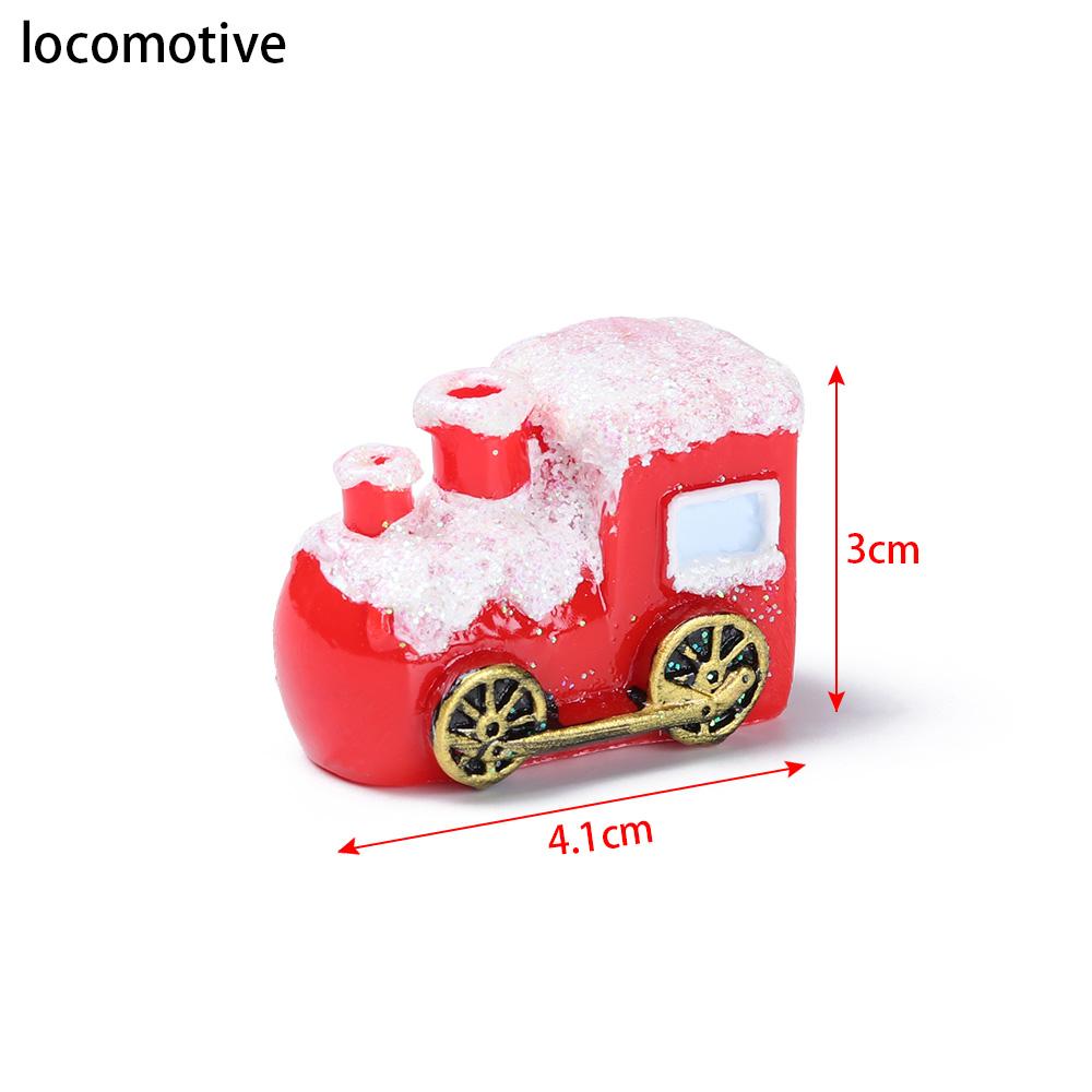 1PC Micro Landscape Toys Fairy Garden Home Decorations Deer Xmas Tree Miniature Snowman Christmas Figurines Santa Claus