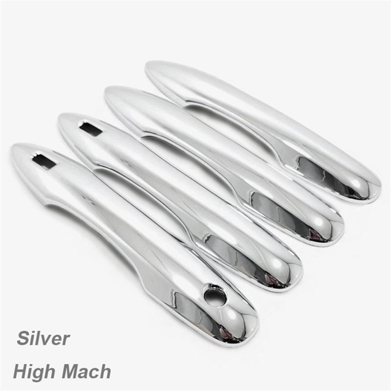 For Toyota Yaris Cross     2024 ABS Glossy Black Car Door Handle Cover Trims Sticker Car Styling Accessories