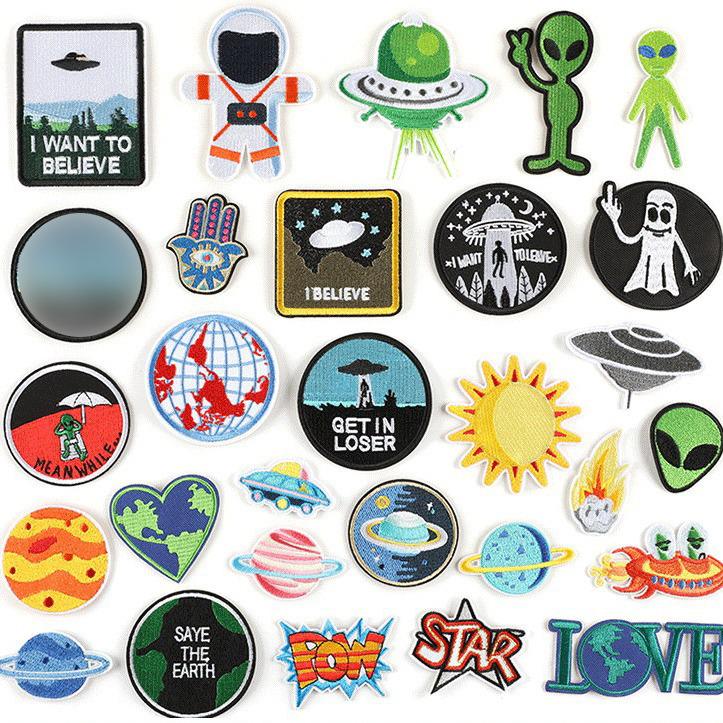 

Alien Badge Embroidered Clothing Accessory Patch