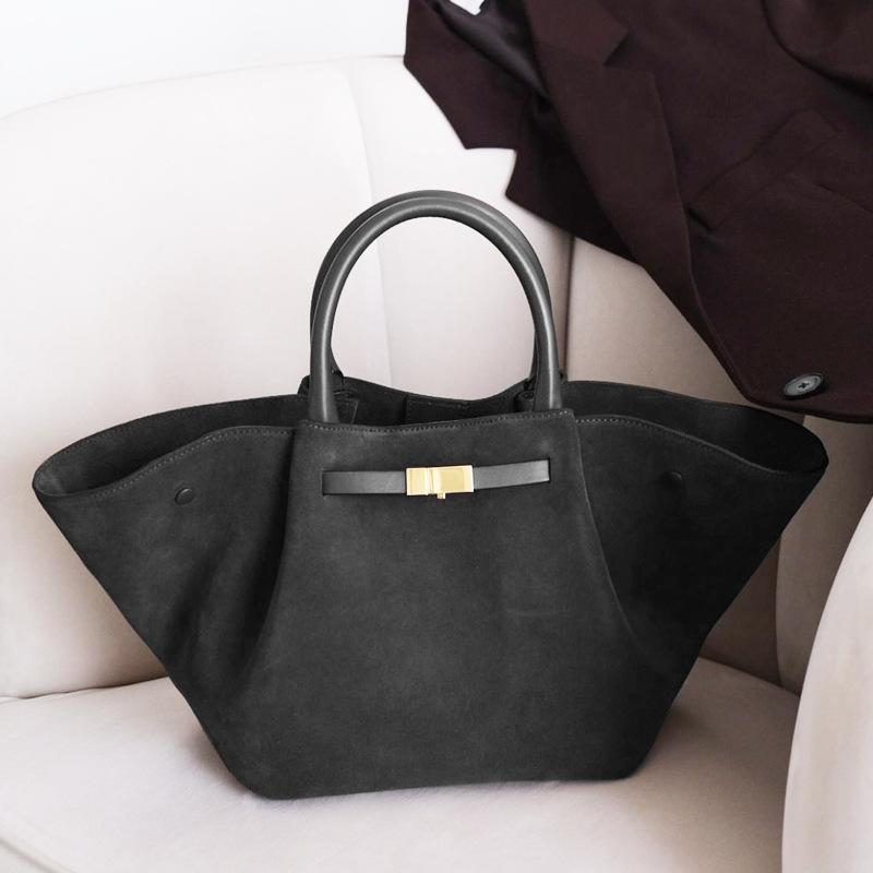 

Large capacity wing dumpling bag, simple tote bag, versatile single shoulder diagonal span bag, retro trend crossbody 48*15*22cm