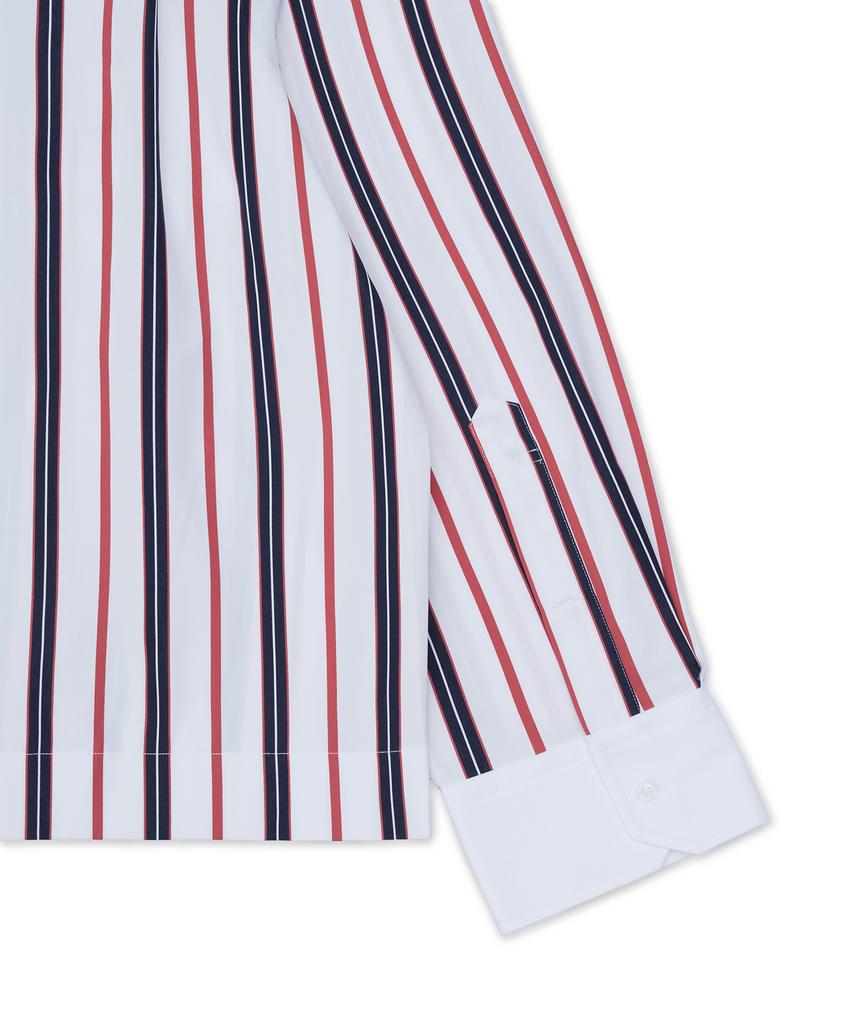 Thom Browne Variated Rep Stripe Poplin Combo Long Sleeve Cardigan - Mix / Mwl436Cf1152960
